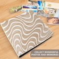 thumbnail image 5 of iauyy PU Leather Scrapbook Album | Expandable Binder with 20 Self-Adhesive Pages (11.8x24in)，Ripple, 5 of 8