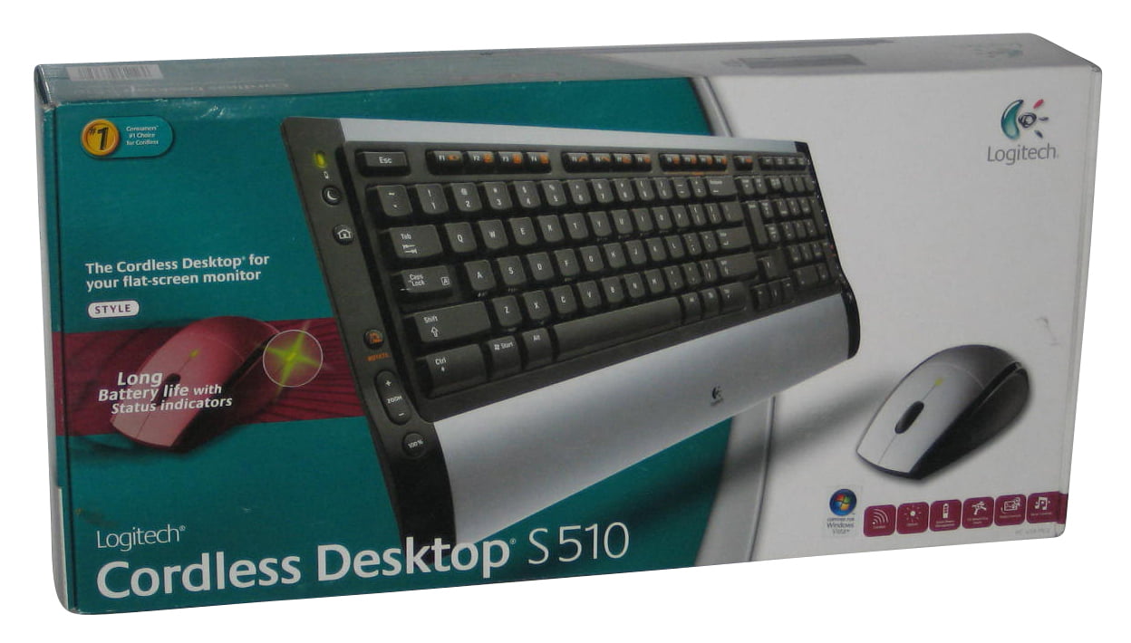 Logitech Cordless Desktop Keyboard w/ Mouse - Walmart.com