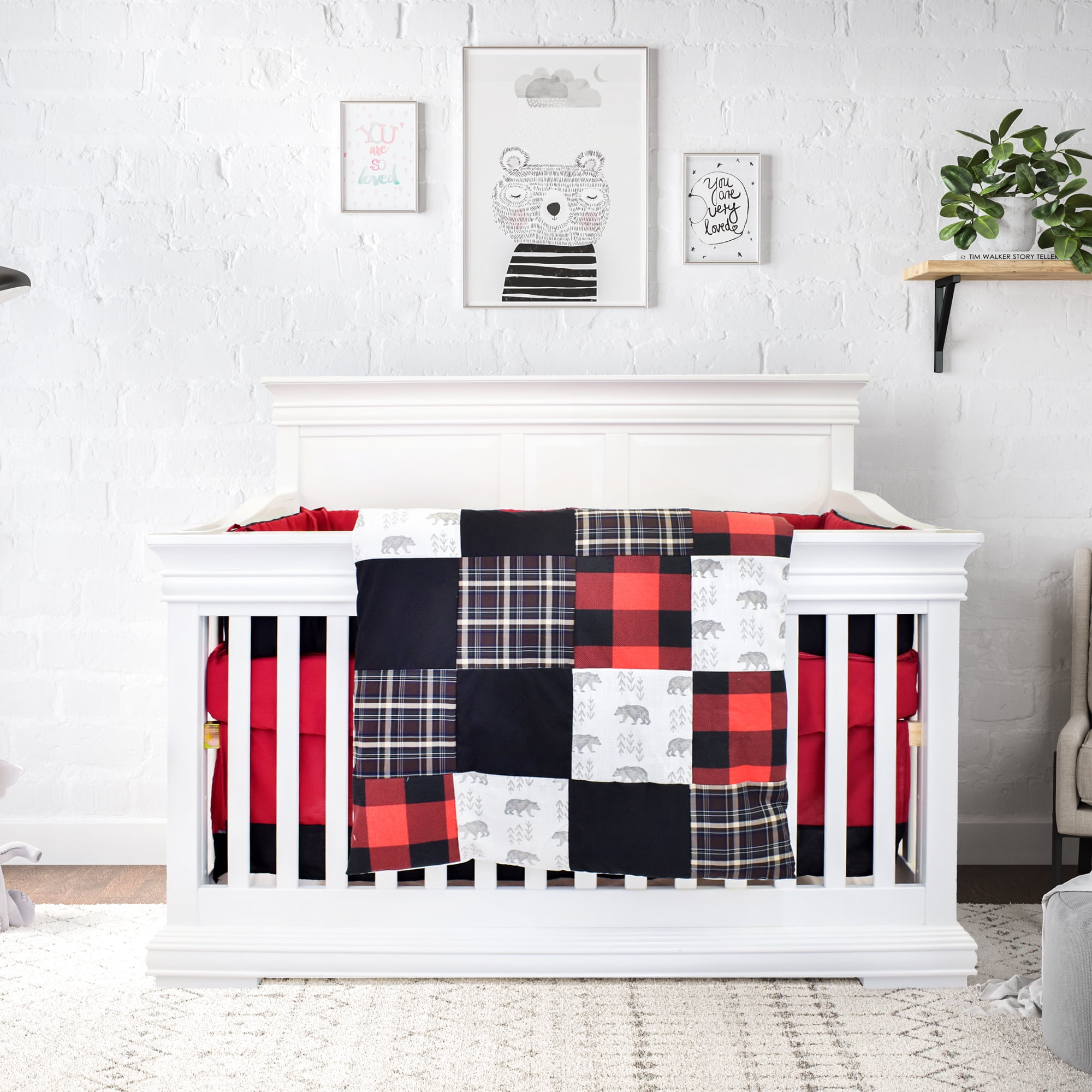 Bebelelo Bedding Set 5 Pieces Rustic Bears 316 Walmart