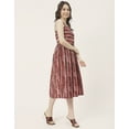 thumbnail image 3 of Moomaya Sleeveless Square Neck Fit And Flare Cotton Dress - Women's Summer Dress, 3 of 9