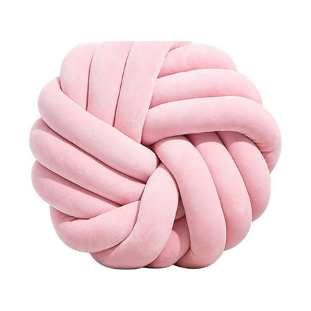 

Coofanin Cushion Cushion Pillow Three Strand Rope Knotting Round Sofa Leaning Chair Integrated Office Sofa Hand Woven Not Easy to Fade