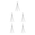 thumbnail image 1 of Cateissary Cadena de repuesto para suspensión de 3 patas, duradera, blanca, para cesta colgante de Metal, conjunto de cadena colgante, contenedor Type2 NO2, 1 of 6