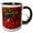 Black/White, variant on 3drose, Washington, Seattle, Ballard Farmers Market, Radishes - Us48 Rca0021 - Rob Casey, 11oz Magic Transforming Mug