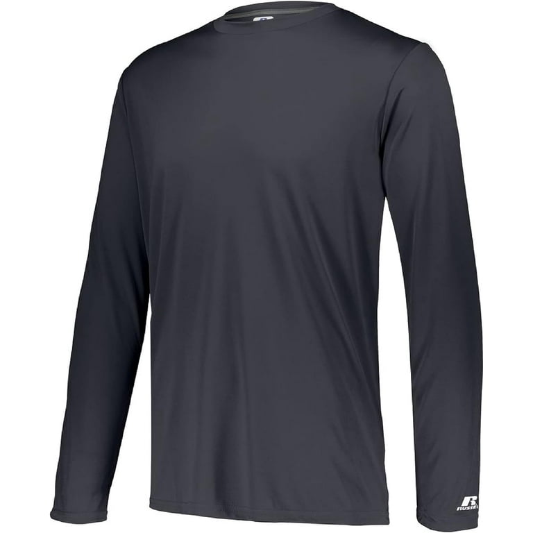  Champion Big and Tall Long Sleeve Dry Fit Shirts – 2 Pack  Moisture Wicking Shirt Black/Dark Grey : Clothing, Shoes & Jewelry