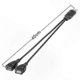 thumbnail image 2 of Dual USB 2.0 A to Y Splitter Cable Adapter for Data Connection, 2 of 5
