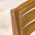 thumbnail image 6 of GDF Studio Brigitte Outdoor Acacia Wood 5 Piece Dining Set, Teak, 6 of 7