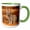 Green/White, variant on 3drose, Tanzania, Ngorongoro Conservation, Civet Wildlife-af45 Rbe0377 - Ralph H. Bendjebar, 11oz Two-tone Black Mug