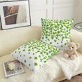 thumbnail image 2 of St Patricks Day Pillow Covers 16x16 Set of 2 Green Shamrock Heart Pillows Cases Saint Patricks Day Spring Holiday Farmhouse Outdoor Cushion Covers for Couch Sofa Home Room Bed, 2 of 6