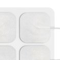 thumbnail image 2 of Almohadilla conductora de 4 Uds., tela no tejida reutilizable, enchufe de 2mm para máquina de fisioterapia Tmvgtek Cuidado Belleza, 2 of 3