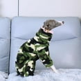 thumbnail image 4 of UOSIA Winter Dog Onesie for Italian Greyhound,Warm Fleece Full Body Whippet Dog Jumpsuit Pajamas, 4 of 6