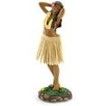 Leilani Dashboard Hula Doll Flower Placing Pose 7'