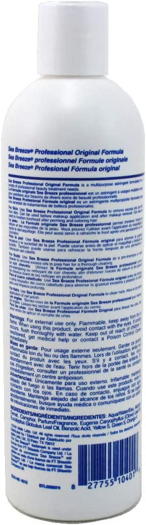 Sea Breeze Astringent 12 Ounce For Skin-Scalp-Nails (354ml) (6 Pack)