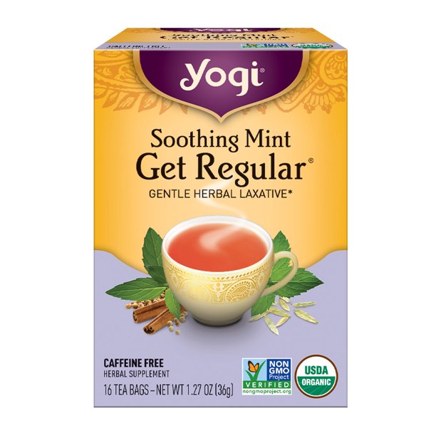 Yogi Tea, Soothing Mint Get Regular Tea, Tea Bags, 16 Ct, 1.27 OZ
