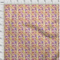 thumbnail image 3 of oneOone Polyester Lycra Yellow Fabric Batik Diy Clothing Quilting Fabric Print Fabric By Yard 56 Inch Wide, 3 of 4