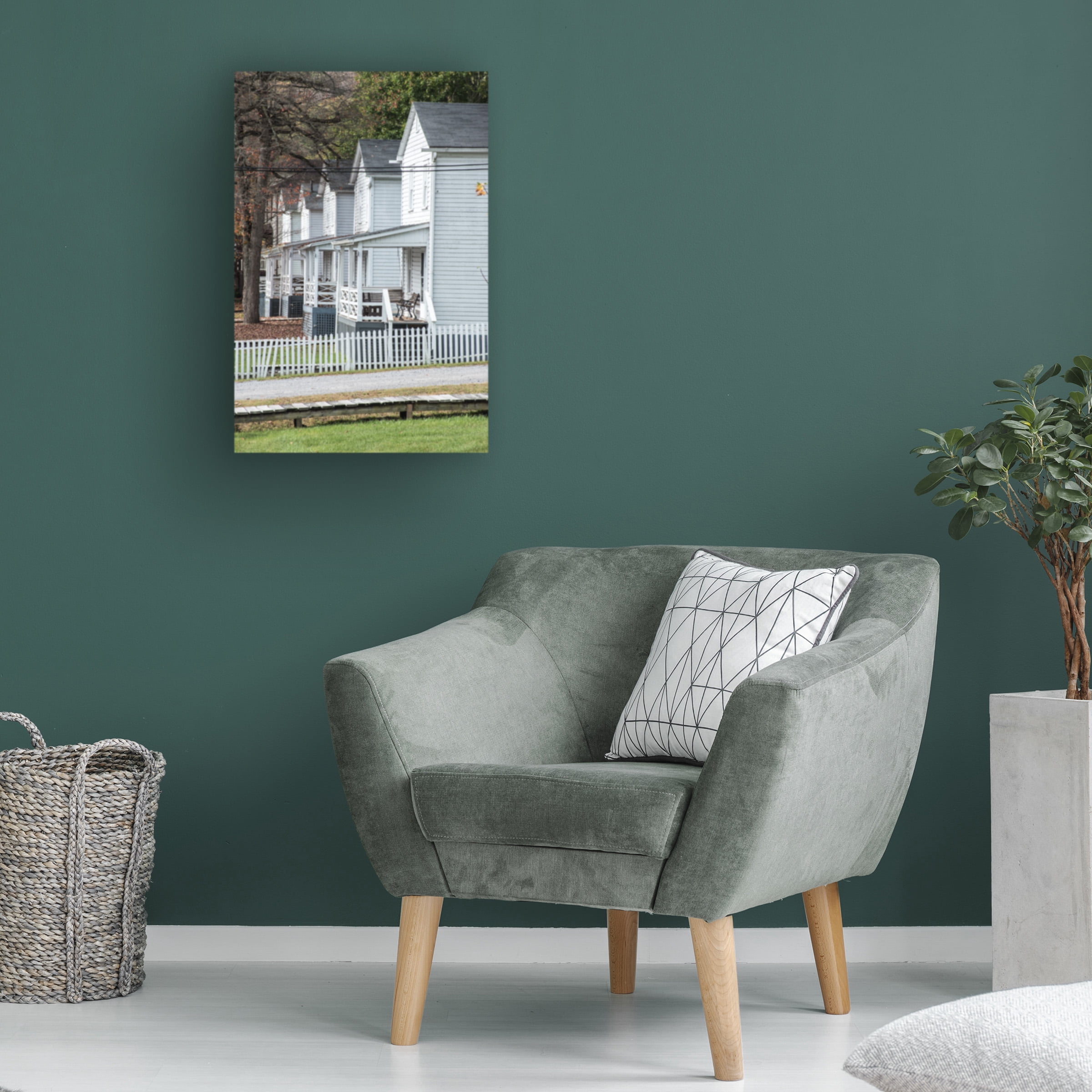 Robert Michaud 'Company Houses Cass 1' Canvas Art