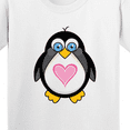 thumbnail image 4 of Inktastic Valentines Day Penguin Love Heart Youth T-Shirt, 4 of 5