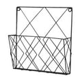 thumbnail image 1 of GROWTH TANK Wall-Mounted Magazine Holder, Brochure Holder, Comic Display, Brochure Storage Organizer, File Rack, Storage Rack for Home Office Black, 1 of 9
