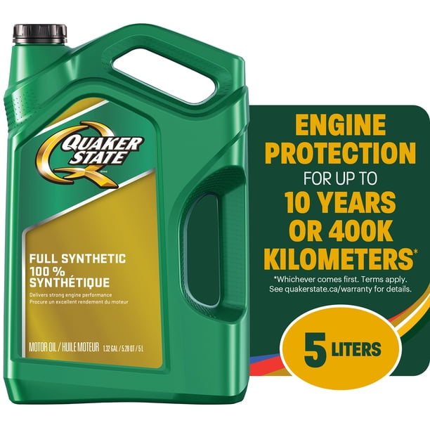 QUAKER STATE 5W-30 　エンジンオイル Quaker State Full Synthetic 5W-30 Motor Oil 5L - Walmart.ca
