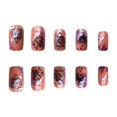 thumbnail image 2 of Uñas postizas acrílicas BSBTBZ de otoño con calabaza y hoja de arce, 2 of 6