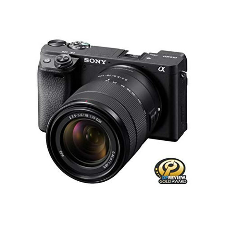 Restored Sony Alpha a6400 Mirrorless Camera & 18-135mm Lens - E