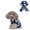 Blue Bear, variant on BT Bear Dog Warm Jumpsuit, Winter Flannel Dog Pajamas, Dog Cold Weather Coat Outfits, Anti-Shedding Bodysuit for Small Medium Dogs S(Leopard Print)