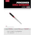 thumbnail image 2 of Punzon Botador Guia Recta Largo 3/4 In Bujes Pasadores Urrea Urrea 96G-3/4, 2 of 3