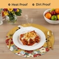 thumbnail image 4 of Peony Birds Round 15 Inch Placemats Set of 6, Farmhouse Japanese Budding Flowers Animals HeatResistant Non Slip Place Mats for Dining Table, Wipeable Braided Kitchen Table Mats for Housewarming, 4 of 9