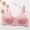 Pink, variant on Generic Womens Seamless Front Closure Bra Smoothing Wireless Sports Bras Snap Button Full Coverage Everyday Bralettes