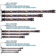 thumbnail image 3 of Buckle-Down Pet Collar, Dog Collar Plastic Buckle, Hearts Black Multi Color, 9.5 to 14.5 Inches 0.5 Inch Wide, 3 of 8