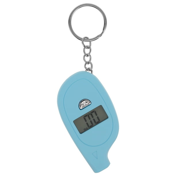 Medidor de presión de neumáticos digital, mini llavero portátil con pantalla LCD, medidor preciso para coche y motocicleta
