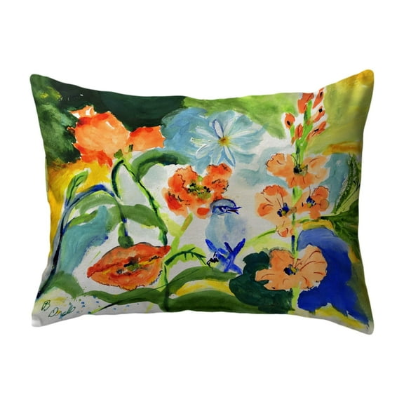 My Garden Noncorded Pillow 16x20 Medium