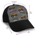 thumbnail image 2 of Yiaed Construction Machines Print Baseball Cap Dad Hat Polo Style Plain Blank Adjustable Size, 2 of 5