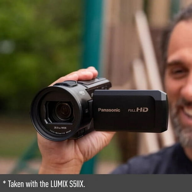 Panasonic HC-V900 Lightweight Full HD Camcorder with 24x Zoom (HC