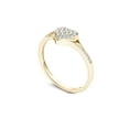 thumbnail image 2 of 1/6Ct TDW Diamond 10K Yellow Gold Diamond Heart Shape Split Shank Fashion Ring, 2 of 5