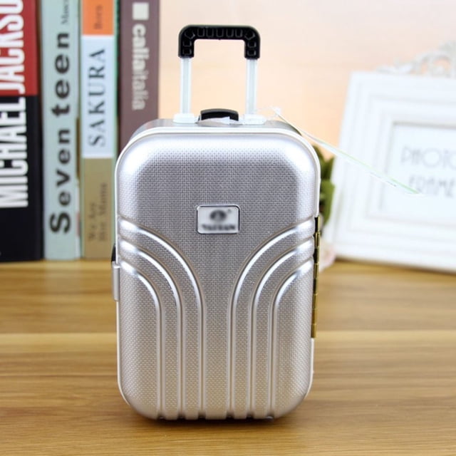 Creative Suitcase Piggy Bank Cute Mini Trolley Luggage Money Box Desktop Decoration