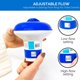 thumbnail image 3 of Mini dispensador de productos químicos para spas y piscinas personales - Compatible con bromo y cloro, admite tabletas de 1'' - Anillo de control ajustable para caudal personalizable ER, 3 of 5