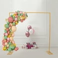 thumbnail image 3 of Metal Wedding Background Decoration Stand, Square Shape Wedding Backdrop Stand, Floor Standing Wedding Arch Stand, 3 of 18