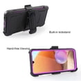 thumbnail image 2 of SOATUTO for Samsung A32 5G Case Full-Body Protective Built-in Screen Protector Kicksand Belt Clip Heavy Duty Dustproof Shockproof Anti-Scratch Armor Cover Samsung Galaxy A32 5G 4G - Purple, 2 of 7