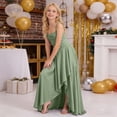 thumbnail image 7 of Fozruso Girls' Casual Dress Tiered Ruffle Spaghetti Strap Dress Ruched Flowy Summer Maxi Sundress,15-16 Years, 7 of 7