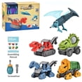 thumbnail image 3 of HengDidi Dinosaur Toys, Take Apart Dinosaur Toys, Educational Construction Building Sets with Electric Drill Storage Box - Birthday Gifts for Age 3 4 5 6 7 8 Year Old, 3 of 6