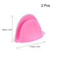 thumbnail image 2 of Mini Oven Mitt Pot Holder Heat Resistant Pinch Covers Gloves Pink 2 Pack, 2 of 5