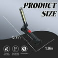 thumbnail image 2 of HIBIBUD Magnetic Work Light,Magnetic Adsorption Rechargeable Work Light,Rotatable Lighting Led Work Light,Black2, 2 of 7