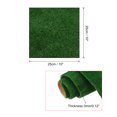 thumbnail image 2 of Uxcell Artificial Model Grass Mat 10" x 10" Realistic Fake Turf  for Garden Lawn Decoration, Dark Green 4pcs, 2 of 5