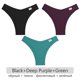 thumbnail image 1 of Bragas brasileñas de algodón para mujer, ropa interior de estilo Waffle, cómoda, suave, lencería femenina, 3 uds./Set, 1 of 4