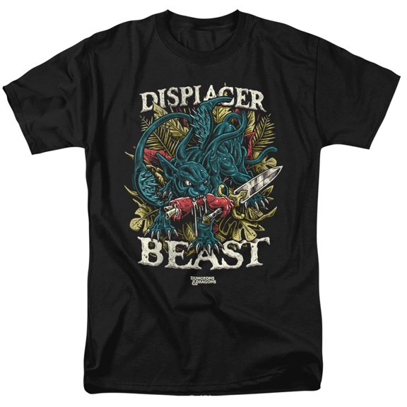 Dungeons & Dragons Displacer Beast Unisex Adult T Shirt (Small) Black