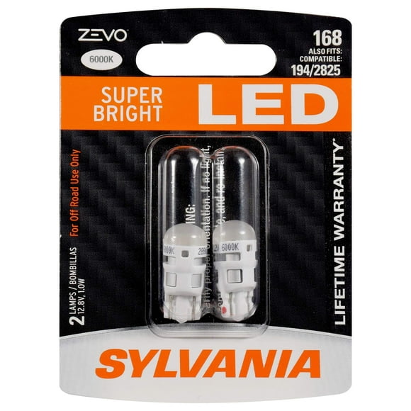 Bombilla LED SYLVANIA ZEVO 168 T10 W5 W blanca 6000 K (2 bombillas)