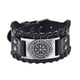 thumbnail image 1 of para Hombre de Cuerda Cuero Brazalete - De cuero Pta Cuero Sunnimix Pulseras anchas de puño, 1 of 8