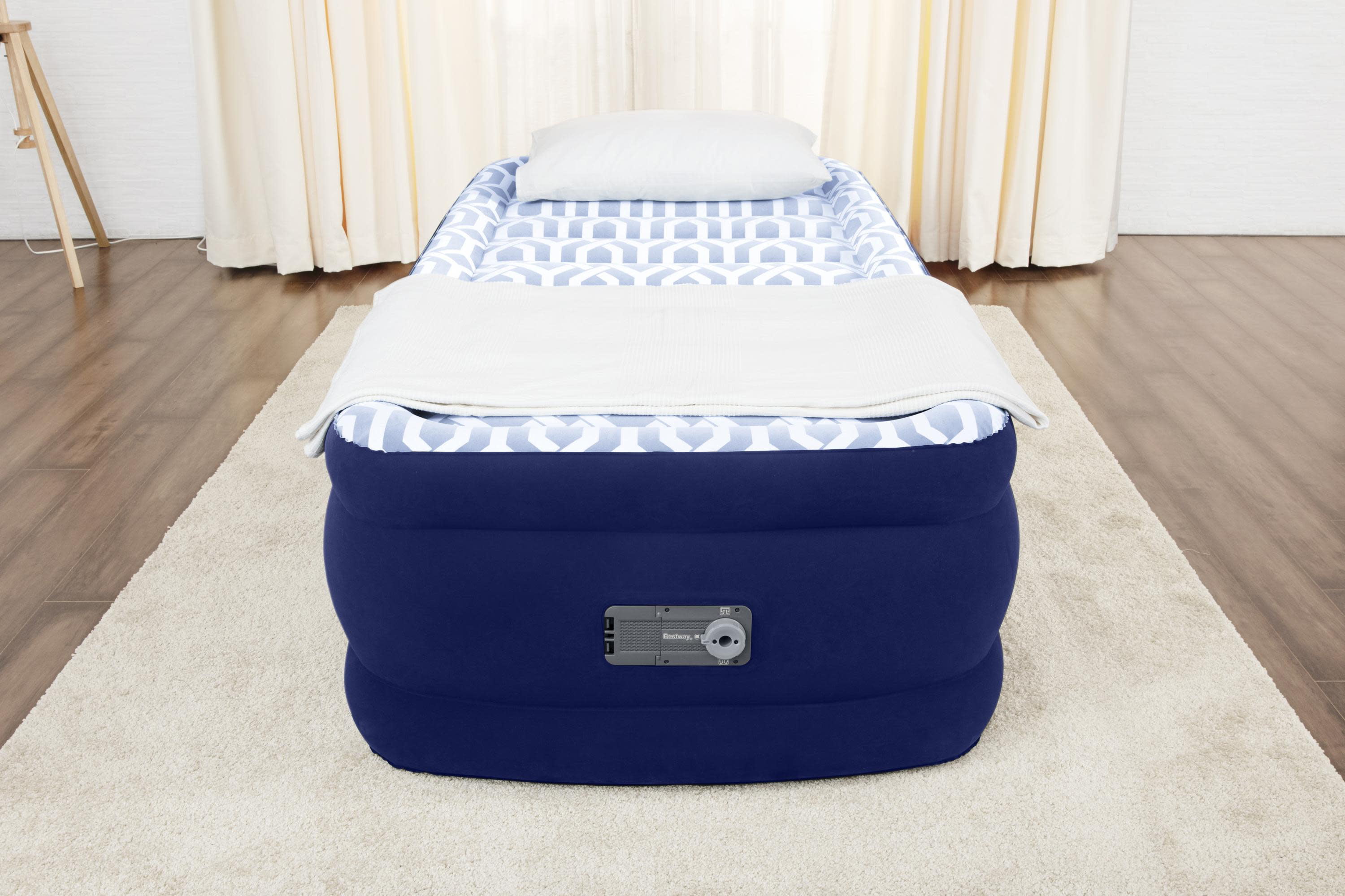 bestway air mattress with headboard