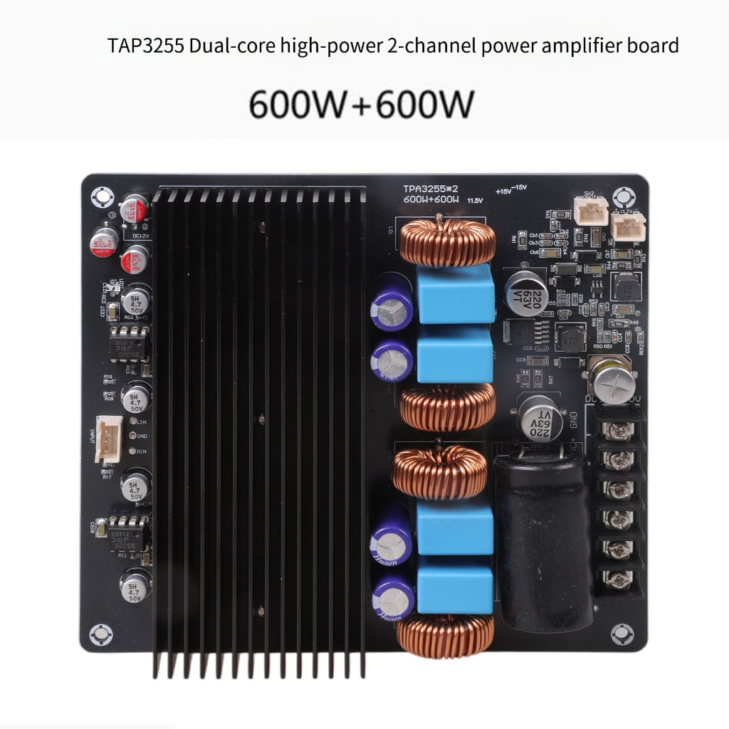 600W Stereo Sound Amplifiers Board with TPA3255 Chip Enhances Electric Defense