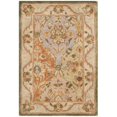 thumbnail image 1 of Safavieh Classic Collection CL388B Handmade Multicolored Wool Area Rug, 2 feet by 3 feet (2' x 3'), 1 of 6